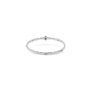 925 Silver Bangle Bracelet Aeon Gems Iolite Collection