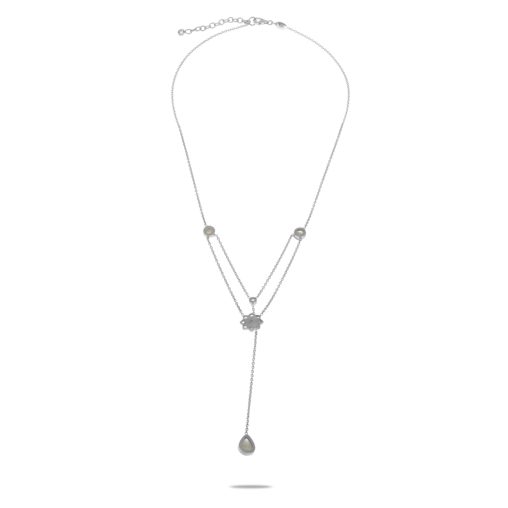 Sterling Silver CZ Layered Necklace | Allyanna Gifts