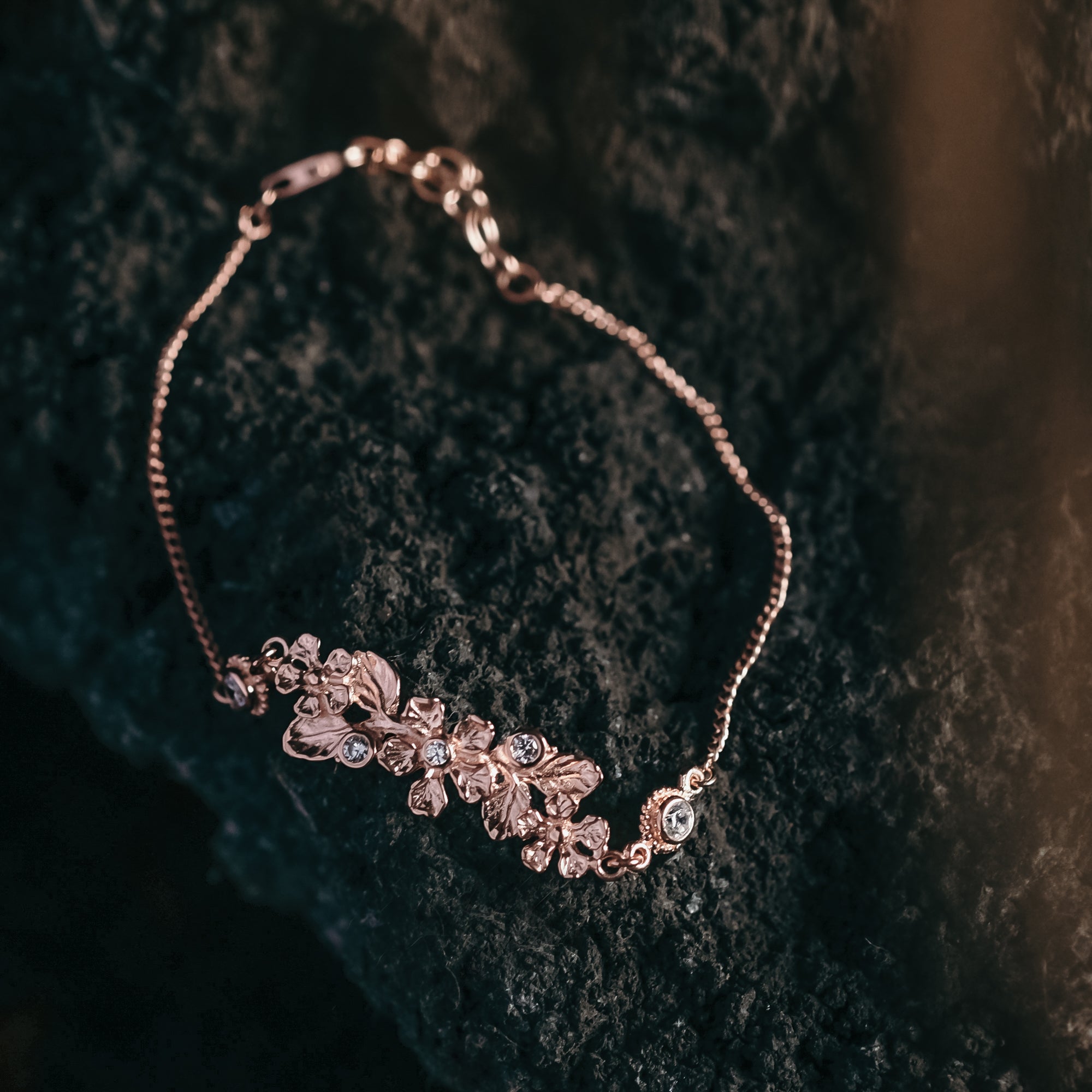 Flamboyan Collection Bracelet Rose Gold Plated