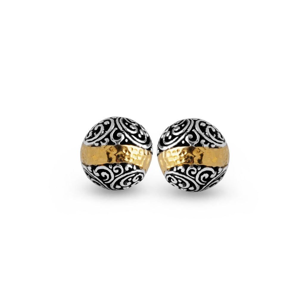 925 Silver Ball Stud Earrings Celebrity Earrings Ayung Collection