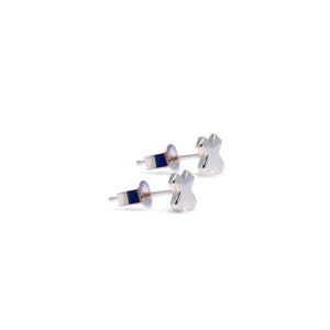 Tiny X Sign Stud Earrings 925 Sterling silver